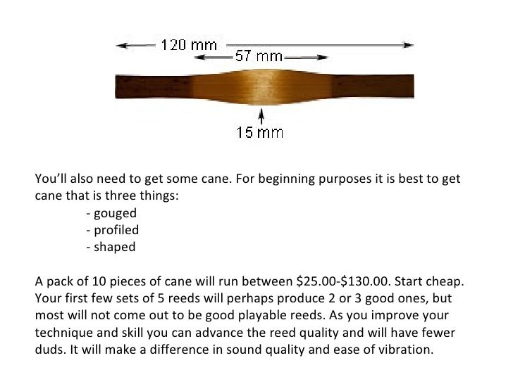 bassoon reed making