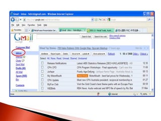 Beginner's guide to gmail | PPT