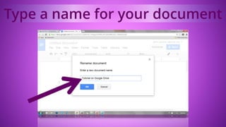 Type a name for your document
 