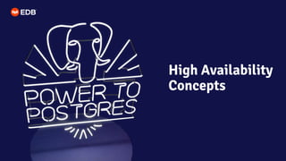 Beginners Guide to High Availability for Postgres | PPTX