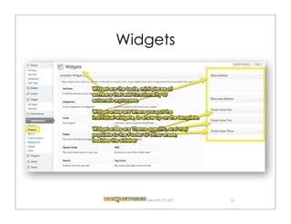 Widgets




   .com (720) 771.3271   22
 