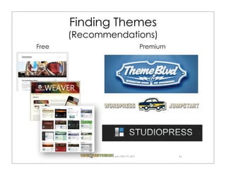 Finding Themes
       (Recommendations)
Free                                 Premium




               .com (720) 771.3271             31
 