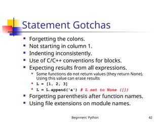 beginners python programming language to understand | PPT