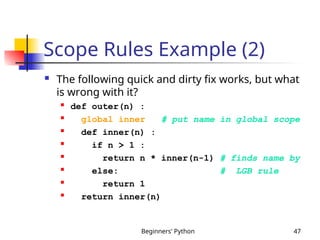 beginners python programming language to understand | PPT