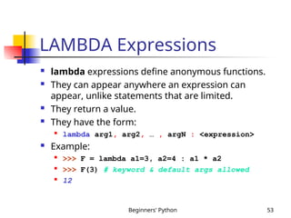 beginners python programming language to understand | PPT