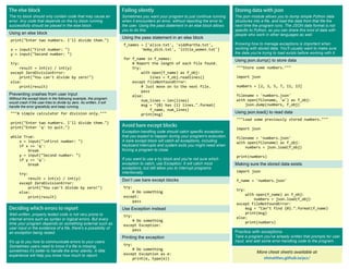 Beginner's Python Cheat Sheet | PPT