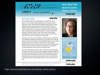 http://www.lonelythebook.com/emily-white-author/
 
