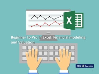 Beginner to Pro in Excel: Financial modeling
and Valuation
1
 