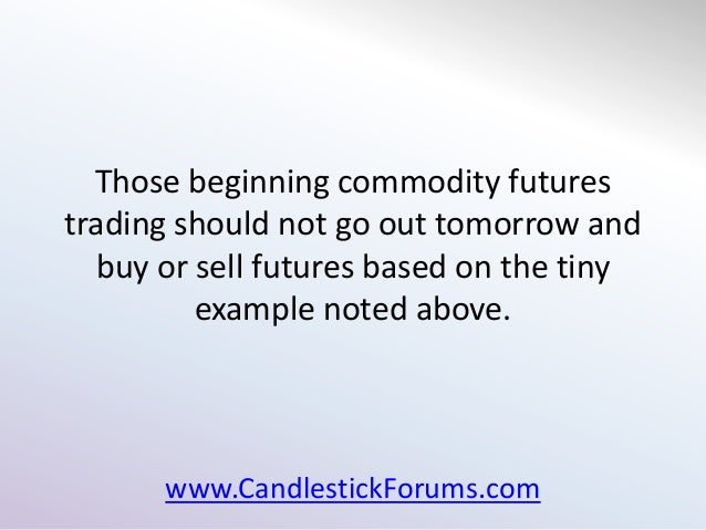 Commodity futures option trading