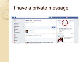I have a private message
 