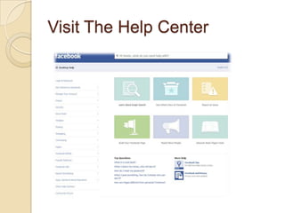 Visit The Help Center
 