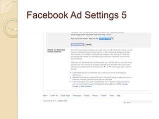 Facebook Ad Settings 5
 