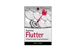 Beginning Flutter : A Hands On Guide To App Development Pdf – TYAQZG