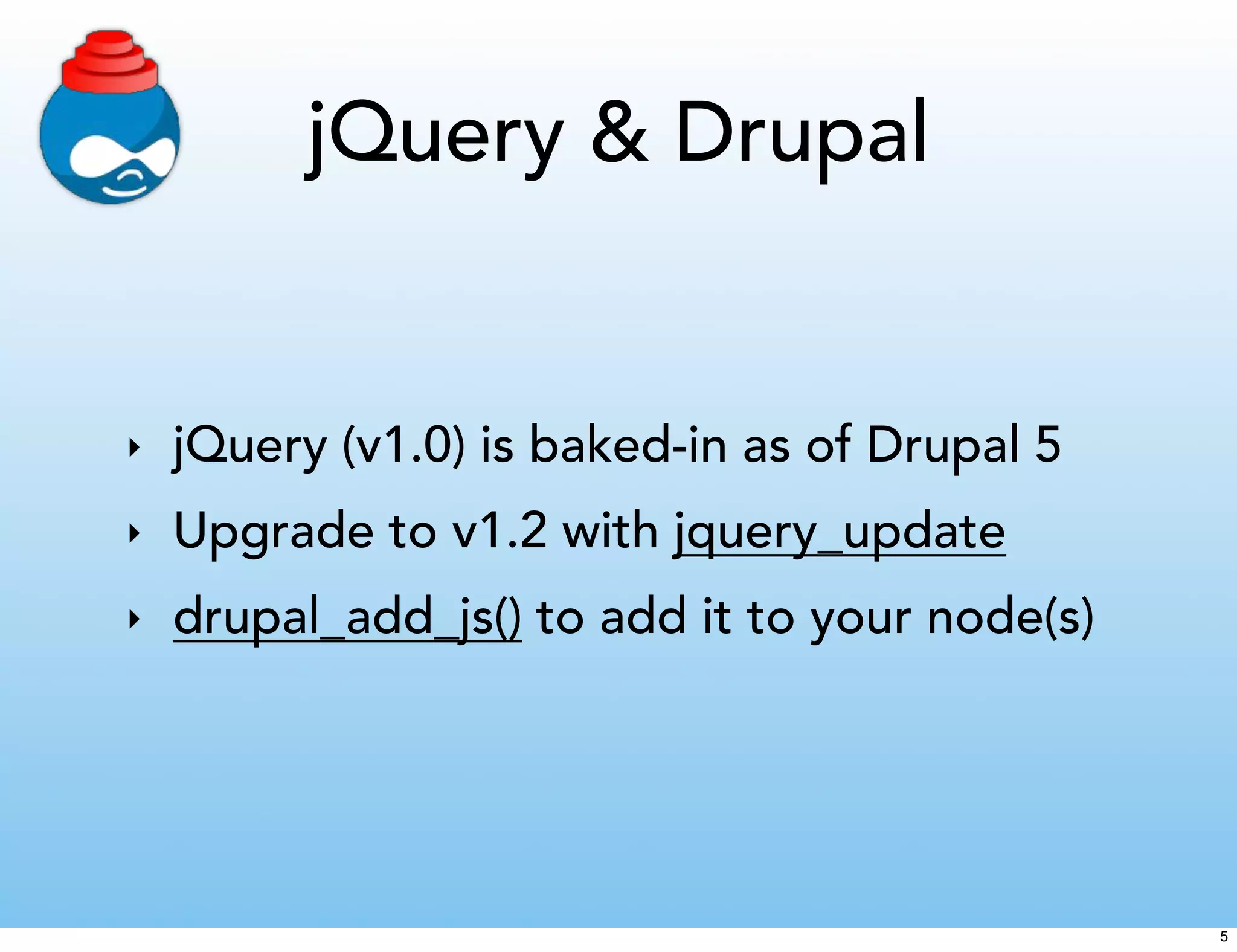 Beginning Jquery In Drupal Theming