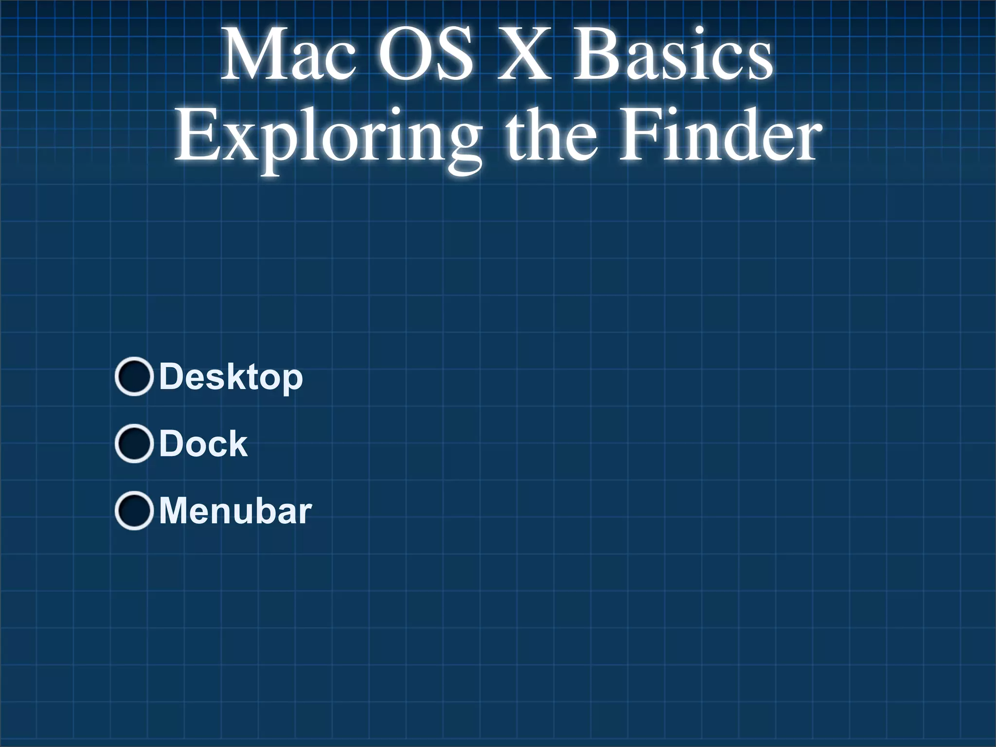 Beginning Mac Os X