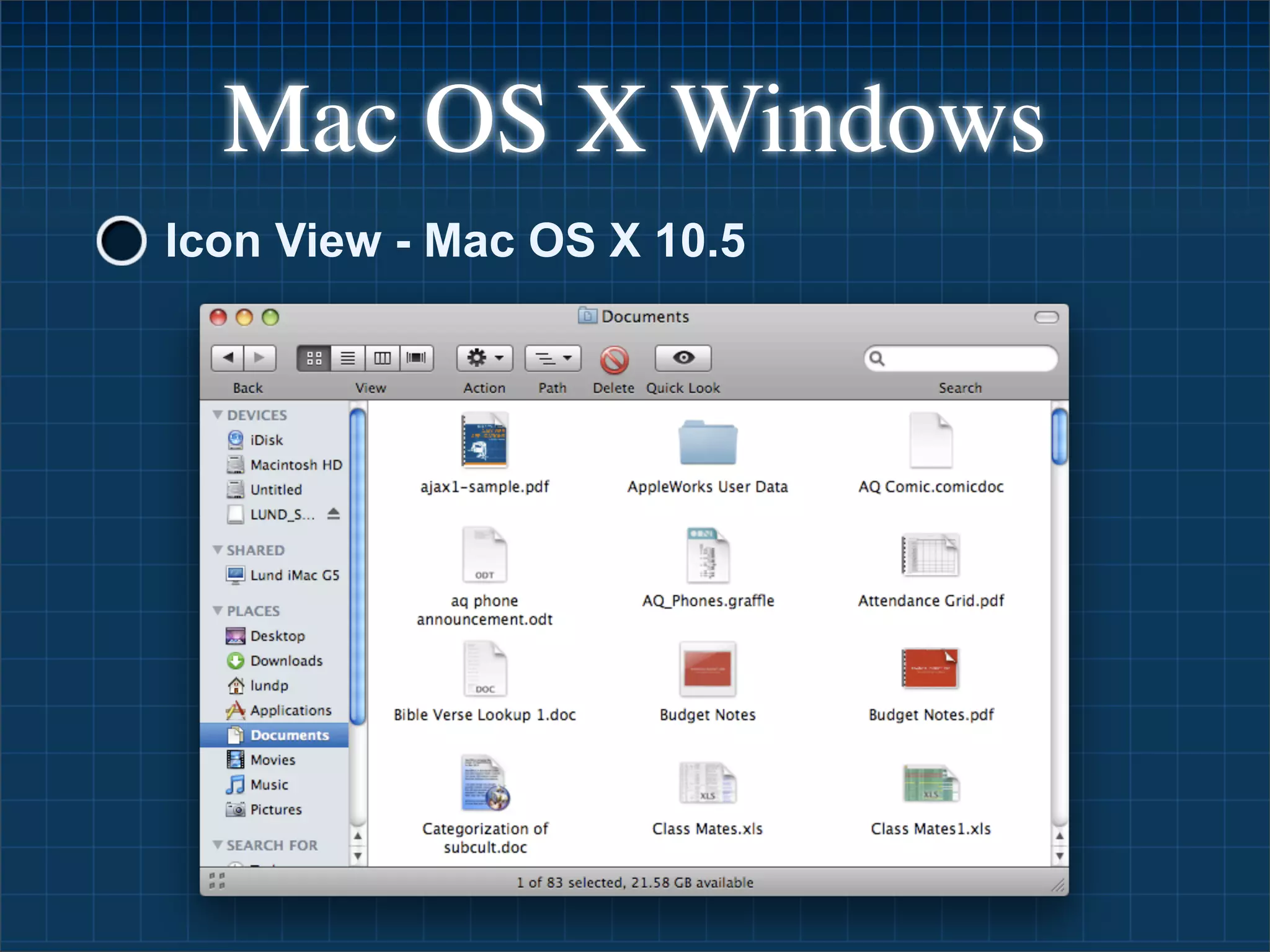Beginning Mac Os X
