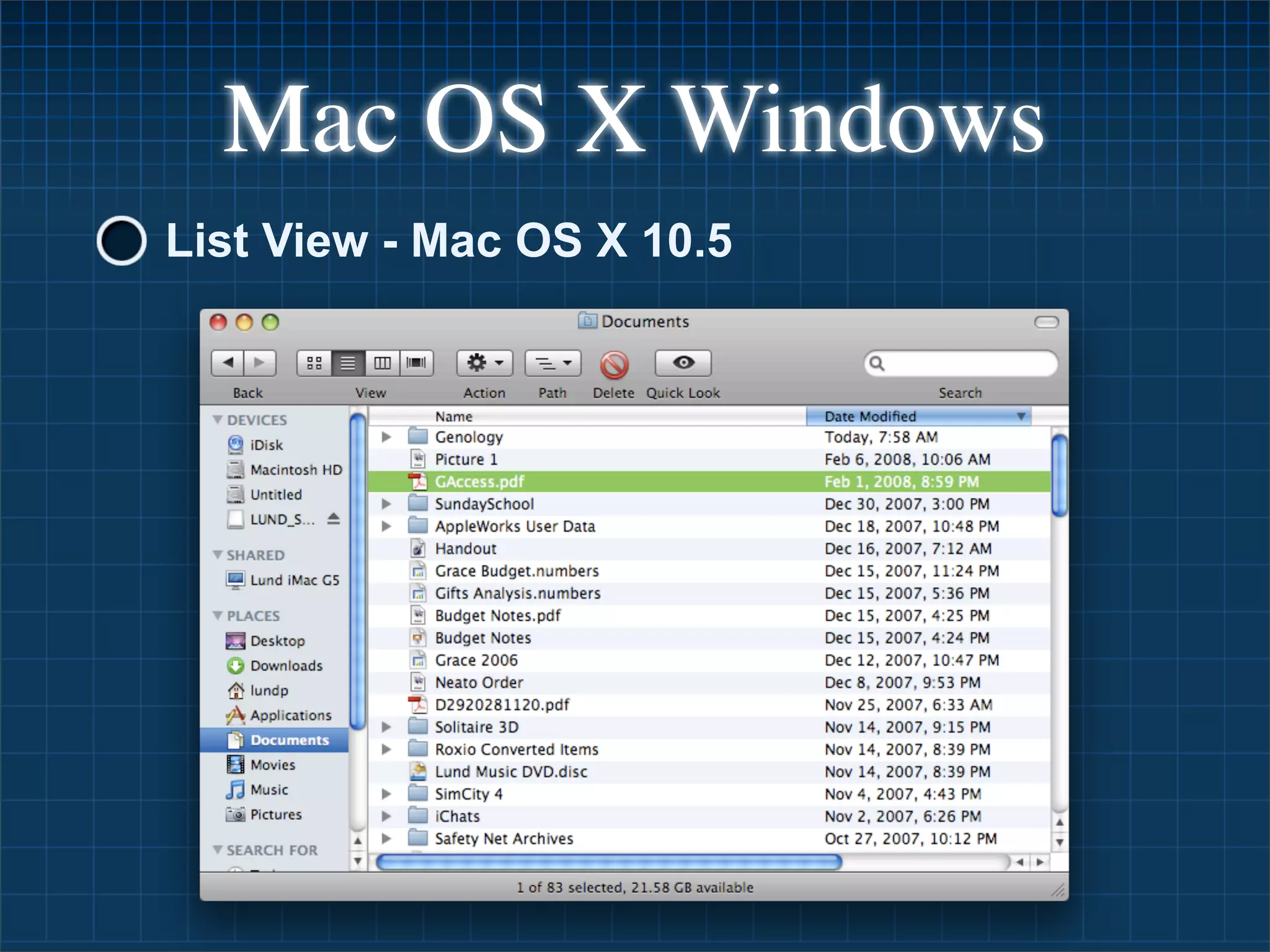 Beginning Mac Os X
