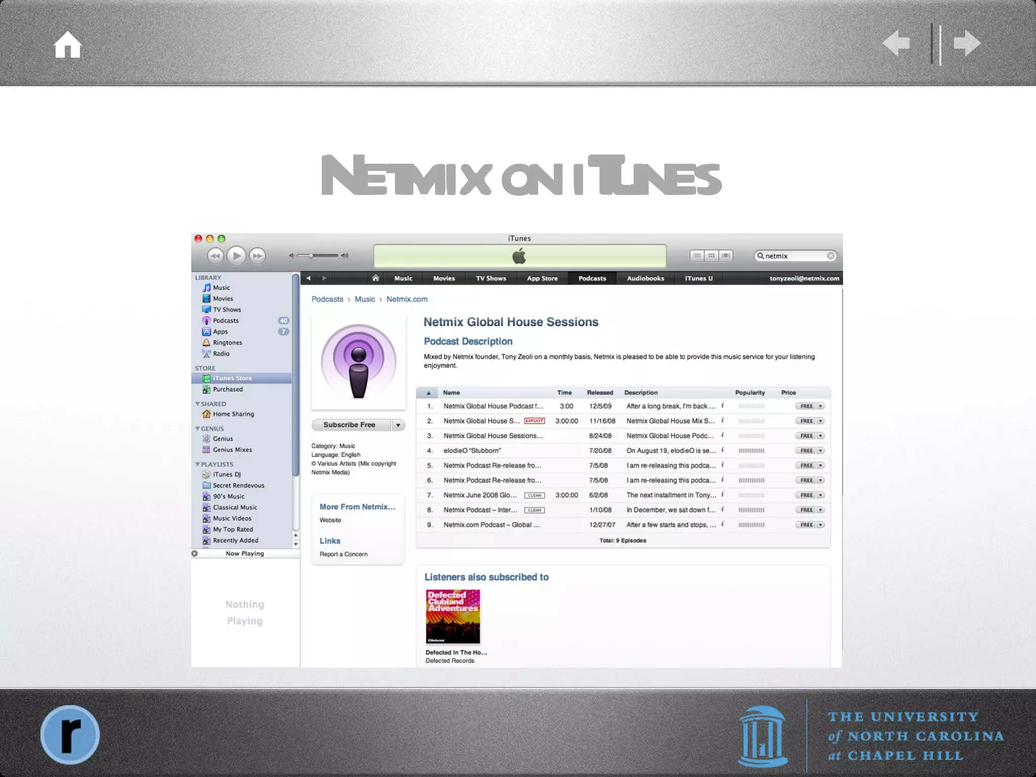 Netmix on iTunes 