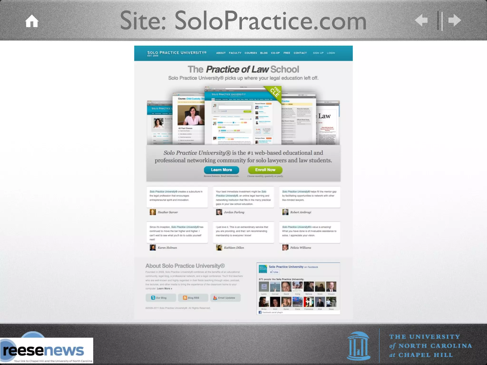 Site: SoloPractice.com 