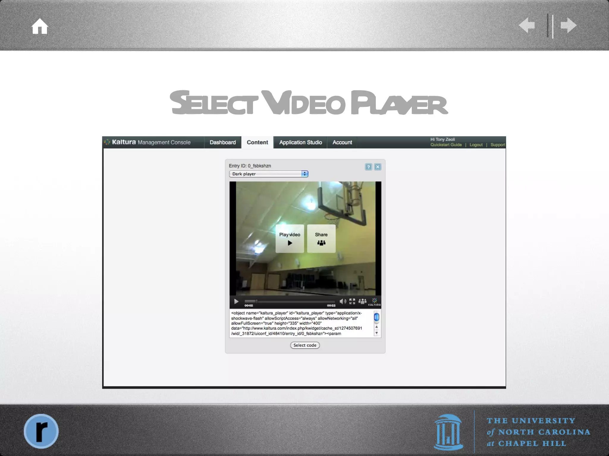 Select Video Player 