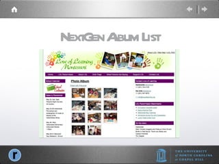 NextGen Album List 