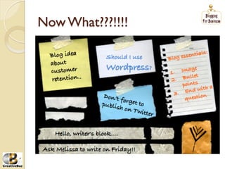 Now What???!!!!
 