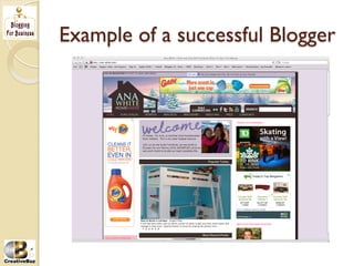 Example of a successful Blogger
 