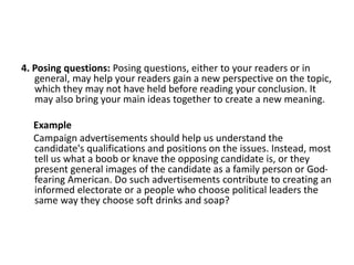 Paragraph Beginnings and Endings | PPTX