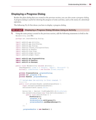 Beginning android application development wei meng lee | PDF