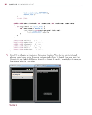Beginning android application development wei meng lee | PDF