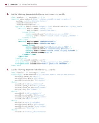 Beginning android application development wei meng lee | PDF