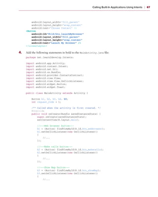 Beginning android application development wei meng lee | PDF