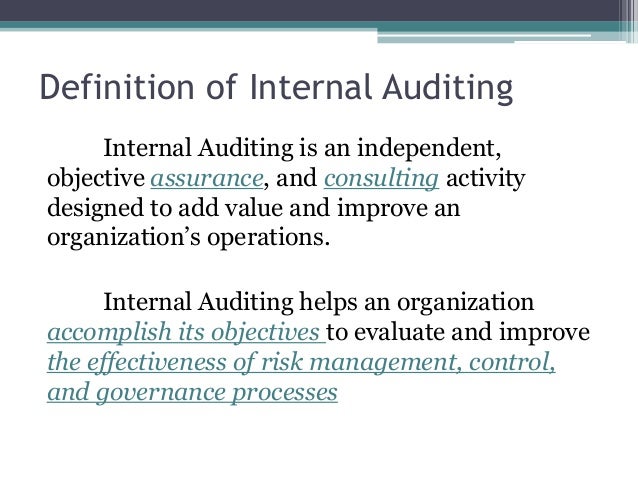 Audit assignments definition picture