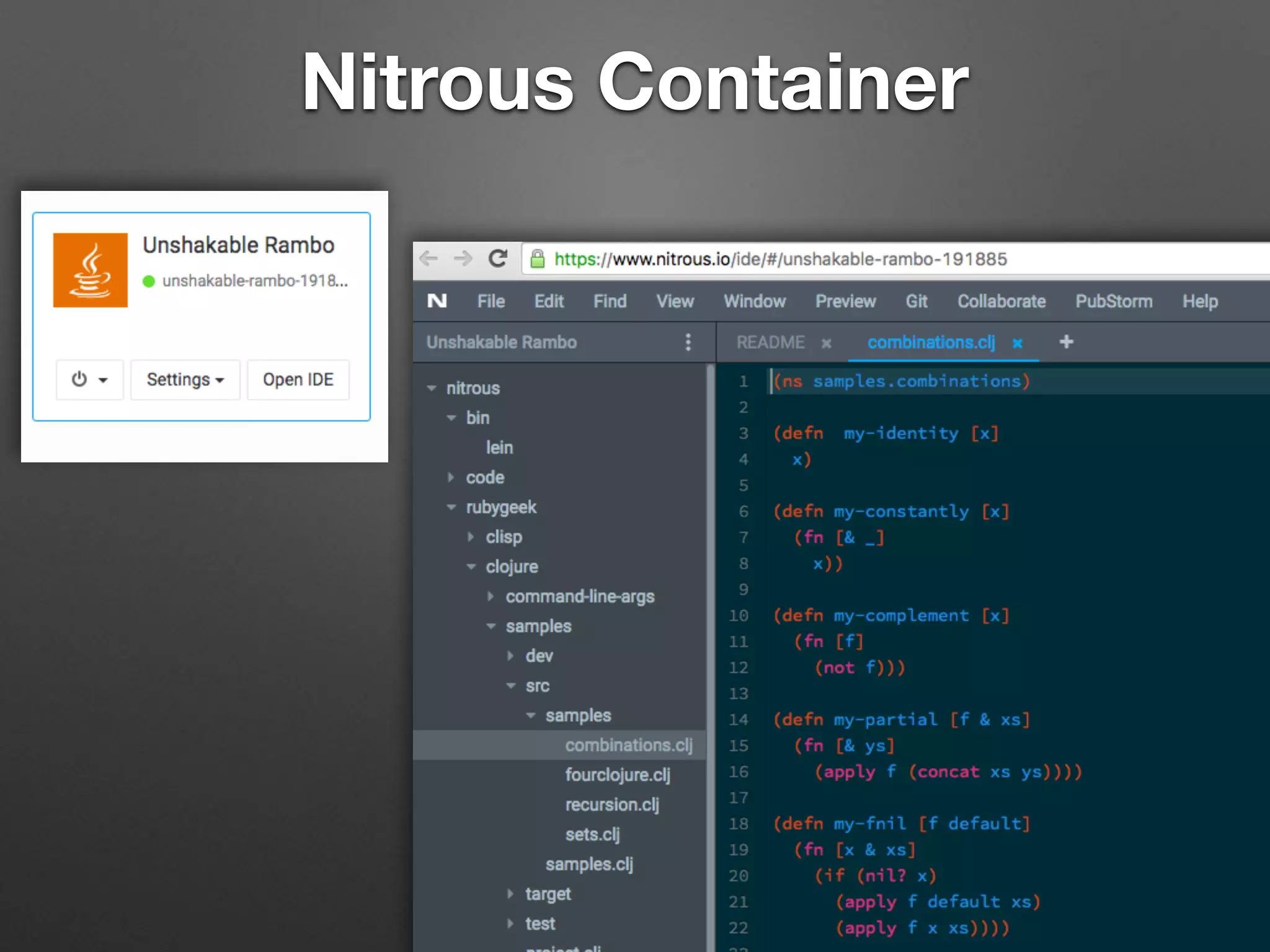Nitrous Container
 