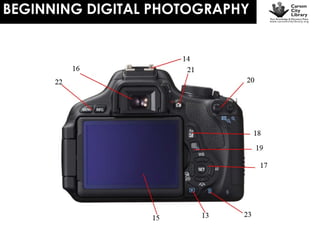 BEGINNING DIGITAL PHOTOGRAPHY

 
