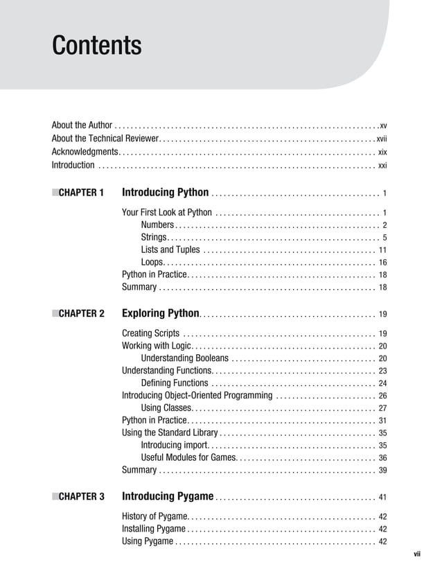 Beginning game development with python and pygame | PDF