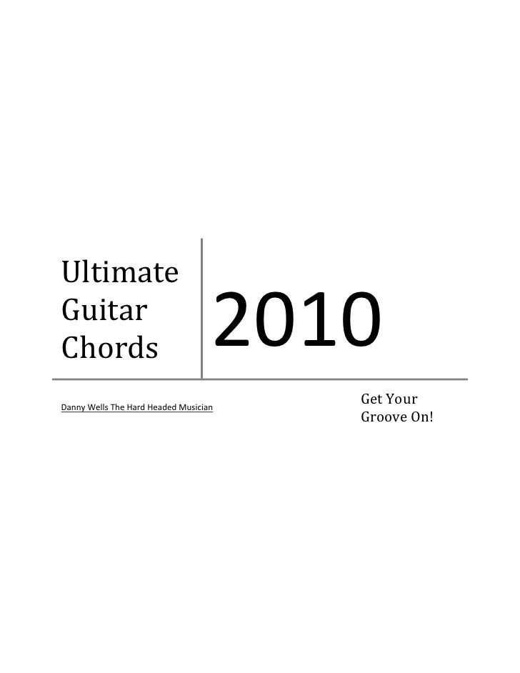 Ultimate Guitar Chord Chart Book