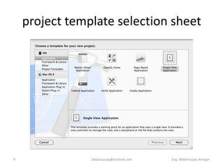 project template selection sheet




4               iabdulrazzaq@outlook.com   Eng. Abdulrazzaq Alnajjar
 