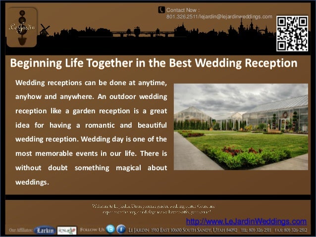 Beginning Life Together In The Best Wedding Reception