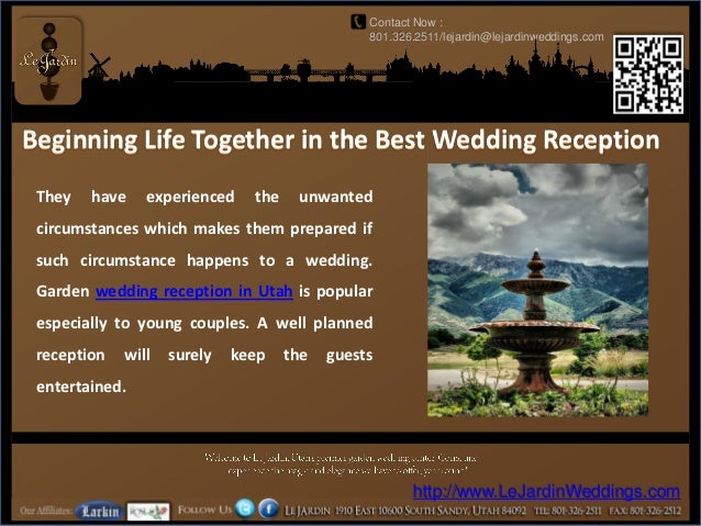 Beginning Life Together In The Best Wedding Reception