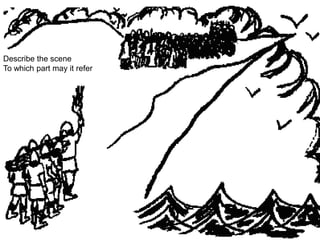 Describe the scene
To which part may it refer

 