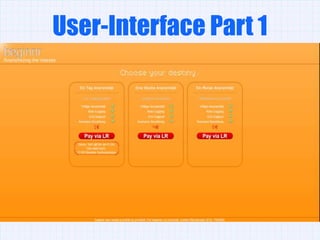 User-Interface Part 1
 