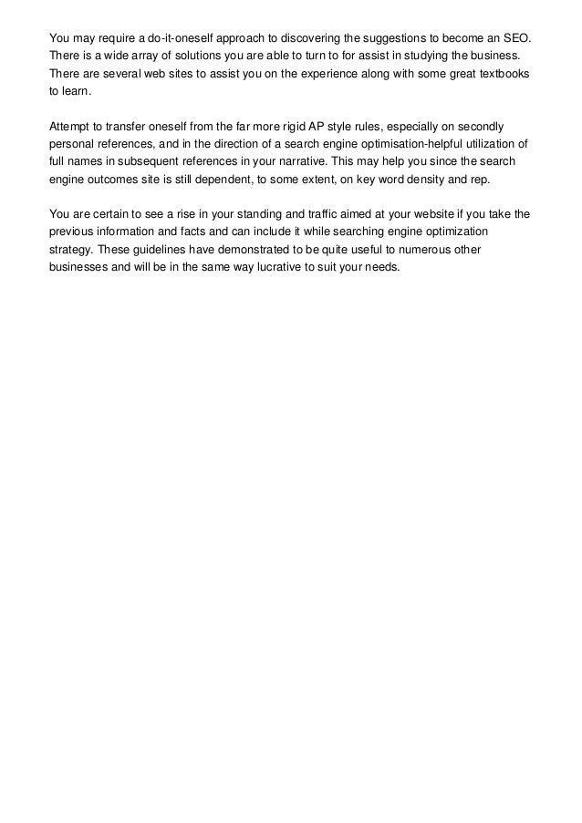 Use These Sound Judgment Techniques For Successful Seo