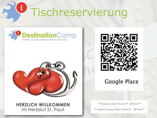 Tischreservierung




            Google Place
 