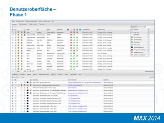 Benutzeroberfläche – 
Phase 1 
 