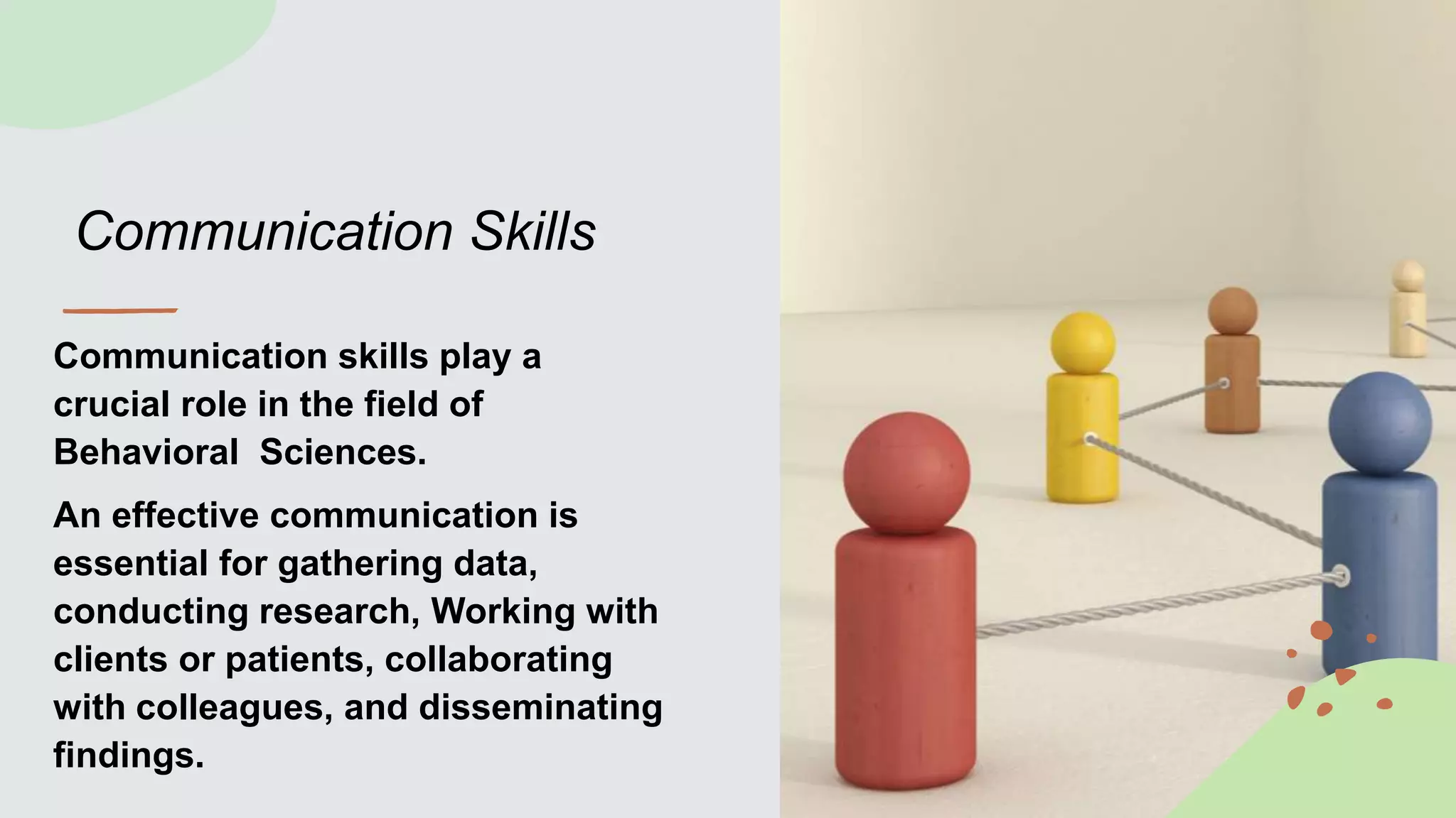 communication skills ( behavioral science) | PPTX