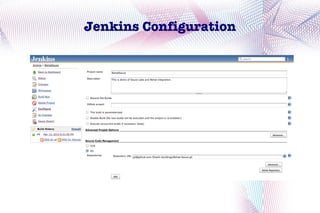Jenkins Configuration
 