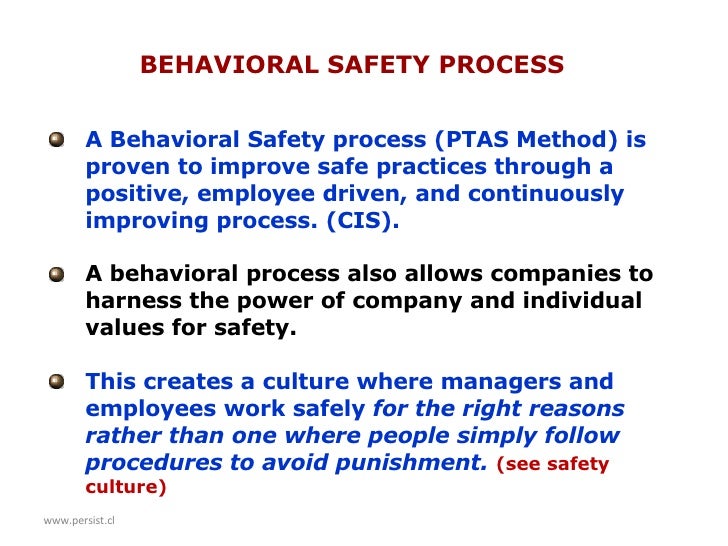 Behavior And Safety