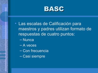 Behavior Assessment System For Children (Basc) Y Mmpi | PPT