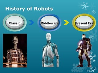 History of Robots

 